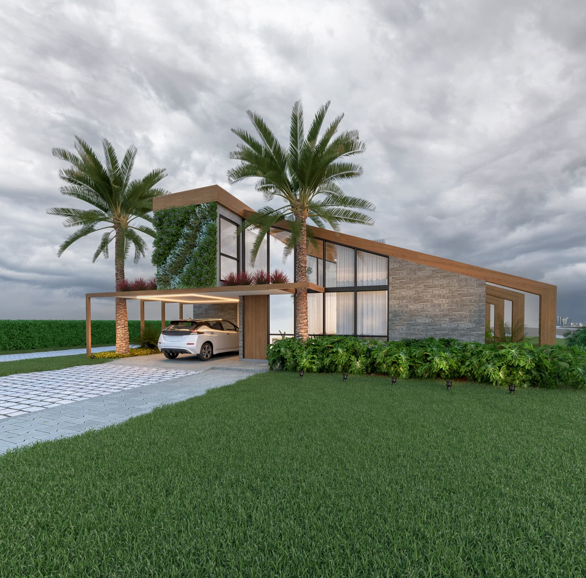 Casa Clima — arquitetura sustentável à beira da lagoa